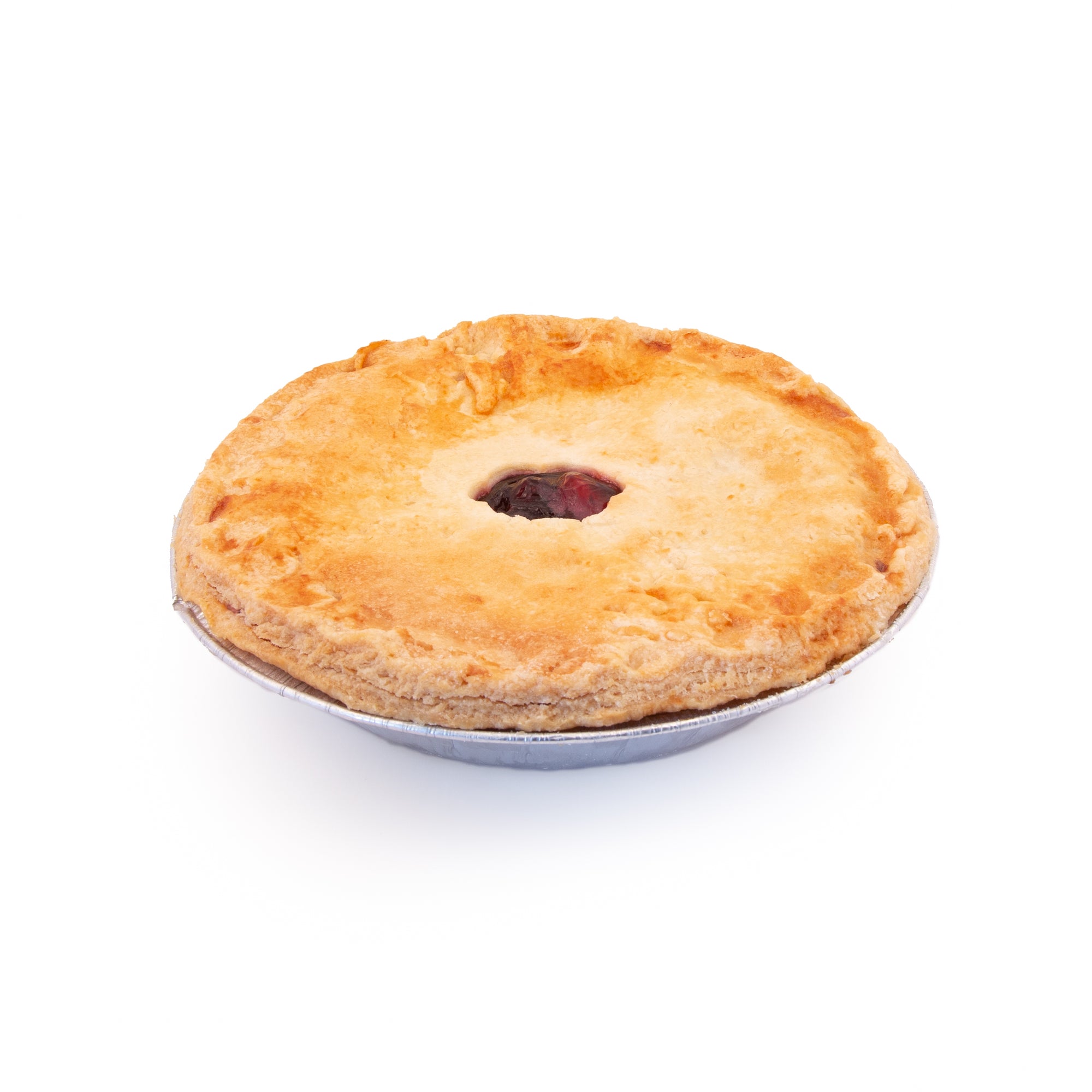 Baked Saskatoon Apple Pie